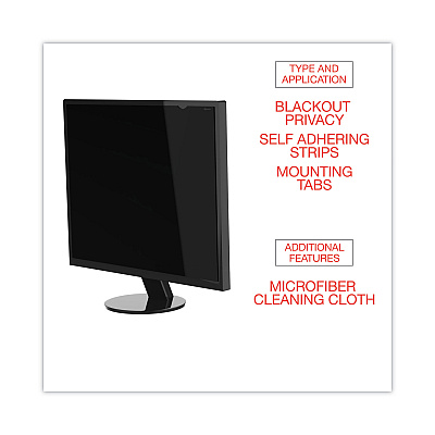 Innovera Blackout Privacy Monitor Filter for 20.1" Flat Panel Monitor (IVRBLF201)