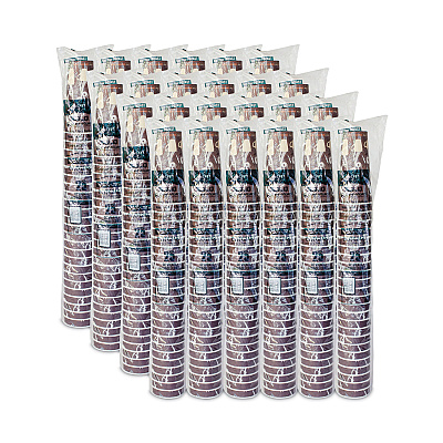 Solo Thermoguard Insulated Paper Hot Cups, 24 oz, Steam Print, 600/Carton (DCCDWTG24ST)
