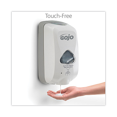 GOJO TFX Touch-Free Automatic Foam Soap Dispenser, 1,200 mL, 4.1 x 6 x 10.6, Gray (GOJ274012)