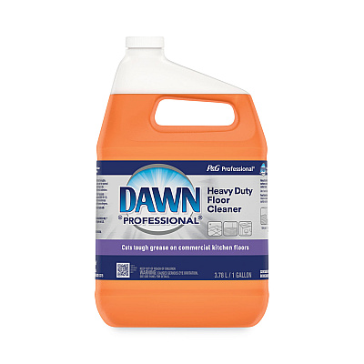 Dawn Professional Heavy-Duty Floor Cleaner, Neutral Scent, 1 gal Bottle, 3/Carton (PGC08789)