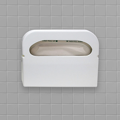 Health Gards Half-fold Toilet Seat Cover Dispenser, White, 1 Each (HG-1)
