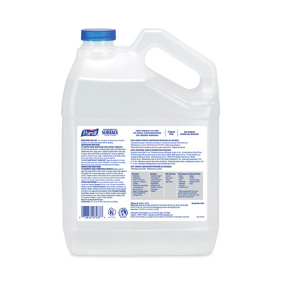 PURELL Foodservice Surface Sanitizer, Fragrance Free, 1 gal Bottle, 4/Carton (GOJ434104CT)