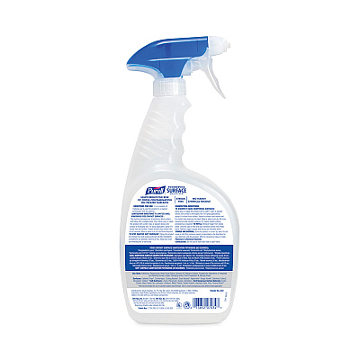 PURELL Foodservice Surface Sanitizer3, Fragrance Free, 32 oz Bottle with Spray Trigger Attached, 6/Carton (GOJ334106RTL)