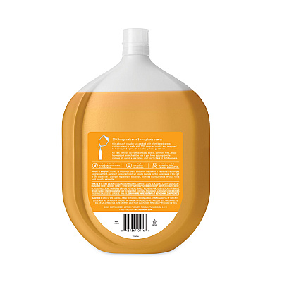Method Dish Soap Refill Tub, Clementine Scent, 54 oz Tub, 4/Carton (MTH10576)