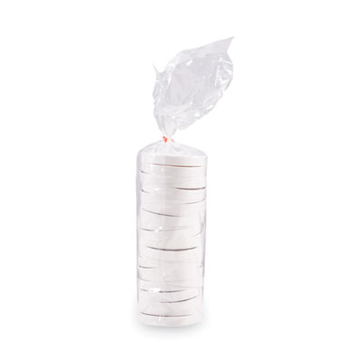 Solo Paper Lids for Food Containers, For 32 oz Containers, Vented, 4.6" Diameter x 0.7"h, White, 25/Bag, 20 Bags/Carton (SCCCH32A)