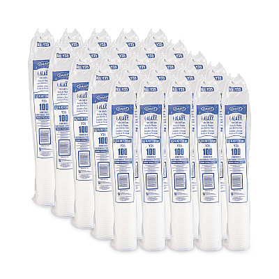 Dart High-Impact Polystyrene Cold Cups, 3.5 oz, Translucent, 100/Pack (DCCY35PK)
