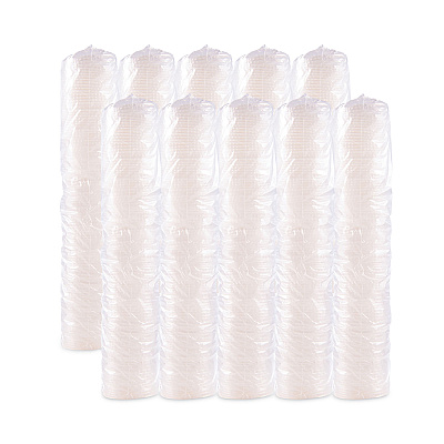 Solo Polystyrene Plastic Flat Straw-Slot Cold Cup Lids, Fits 28 oz Cups, Translucent, 960/Carton (SCCL28BNR)