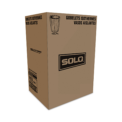 Dart Trophy Plus Dual Temperature Insulated Cups in Symphony Design, 9 oz, Beige, Individual Wrapped, 900/Carton (SCCWX9SYM)
