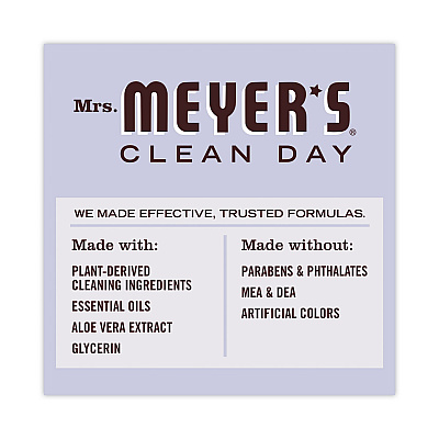 Mrs. Meyer's Multi Purpose Cleaner, Lavender Scent, 16 oz Spray Bottle (SJN323568EA)