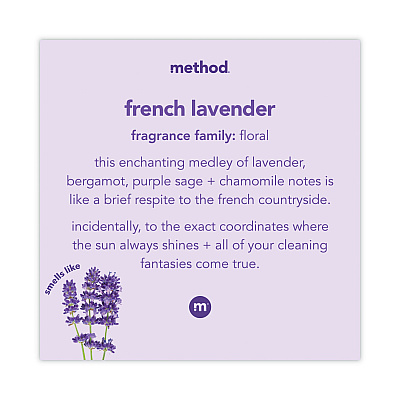 Method Foaming Hand Wash, French Lavender Scent, 10 oz (383154)