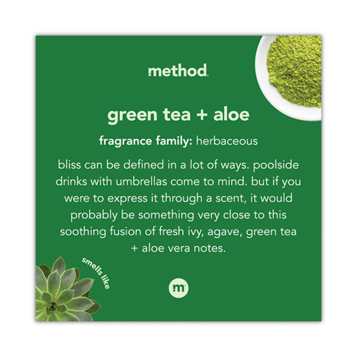 Method Foaming Hand Wash, Green Tea/Aloe, 10 oz Pump Bottle, 6/Carton (00362CT)