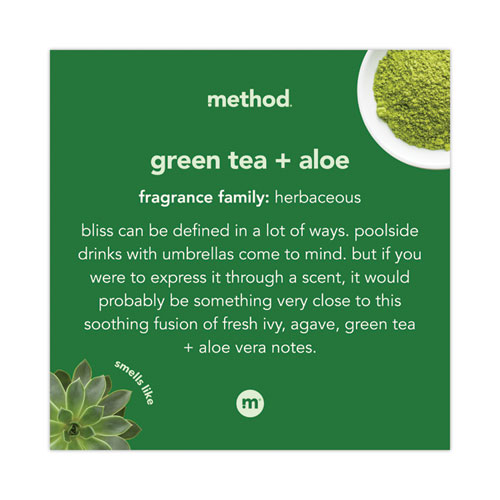 Method Foaming Hand Wash, Green Tea and Aloe, 10 oz Pump Bottle (00362)