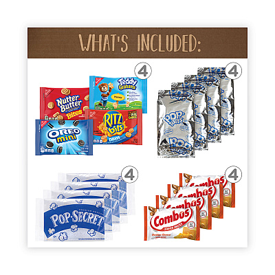 Snack Box Pros Quarantine Snack Box, 42 Assorted Snacks/Box, 5 lb Box (GRR70000085)