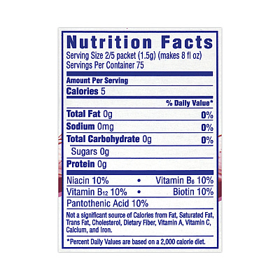Crystal Light On-The-Go Sugar-Free Drink Mix, Wild Strawberry Energy, 0.13 oz Single-Serving, 30/Pack, 2 Packs/Carton (GRR30700158)