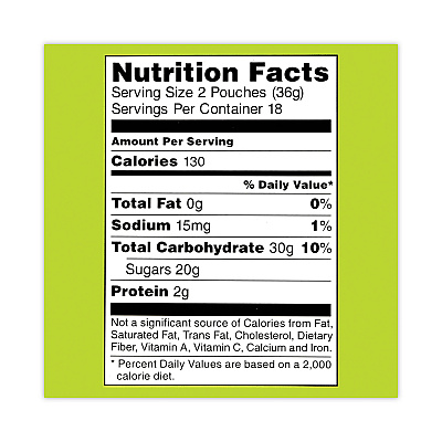 Nickelodeon SpongeBob Squarepants Giant Krabby Patties Gummy Candy, 0.63 oz Pack, 36/Carton (GRR2500006)