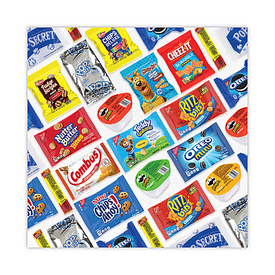 Snack Box Pros Quarantine Snack Box, 42 Assorted Snacks/Box, 5 lb Box (GRR70000085)