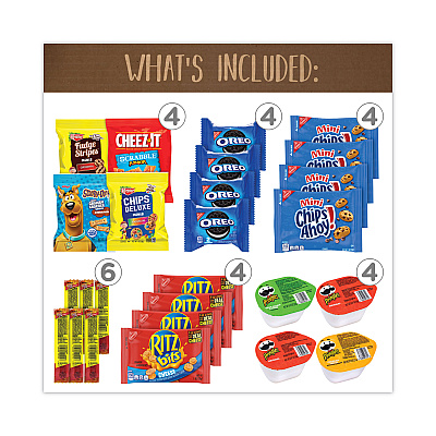 Snack Box Pros Quarantine Snack Box, 42 Assorted Snacks/Box, 5 lb Box (GRR70000085)