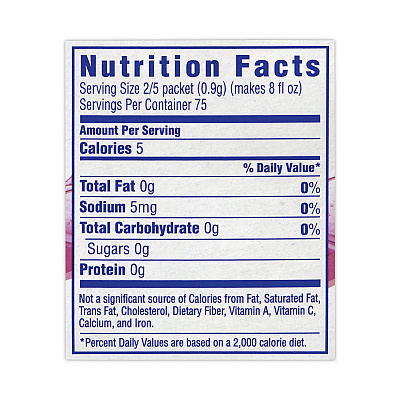 Crystal Light On-The-Go Sugar-Free Drink Mix, Raspberry Ice, 0.08 oz Single-Serving Tube, 30/Pk, 2 Packs/Carton (GRR30700152)