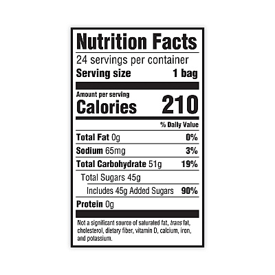 Sour Patch Kids Chewy Candy, Watermelon, 2 oz Bags, 24/Carton (GRR30400004)