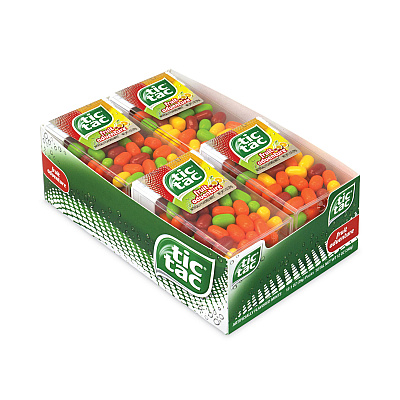 Tic Tac Fruit Adventure Mints, 1 oz Flip-Top Dispenser, 12/Carton (GRR24100014)