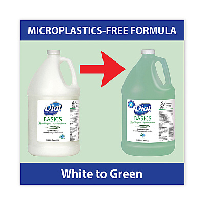 Dial Professional Basics MP Free Liquid Hand Soap Refill, Honeysuckle Scent, 3.78 L (DIA33809EA)