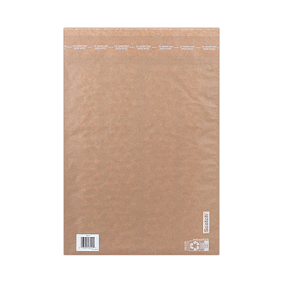 Scotch Curbside Recyclable Padded Mailer, #6, Bubble Cushion, Self-Adhesive Closure, 13.75 x 20, Natural Kraft, 50/Carton (MMMCR61)