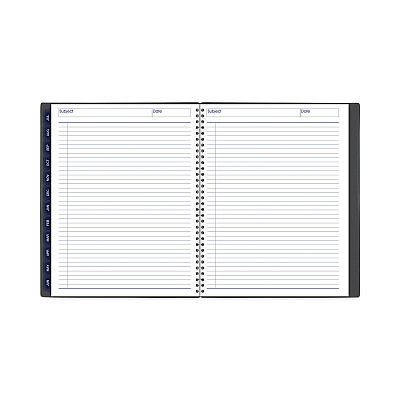 AT-A-GLANCE DayMinder Academic Monthly Desktop Planner, Twin-Wire Binding, 11 x 8.5, Charcoal Cover, 12-Month (July to June): 2025-2026 (AYC47045)