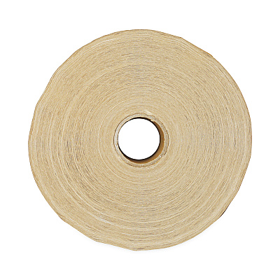 General Supply Glass-Fiber Reinforced Gummed Kraft Sealing Tape, 3" Core, 3" x 450 ft, Brown, 10/Carton (UNV44HD007)