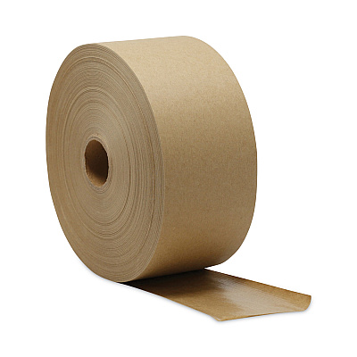 General Supply Gummed Kraft Sealing Tape, 3" Core, 3" x 600 ft, Brown, 10/Carton (UNV2800)