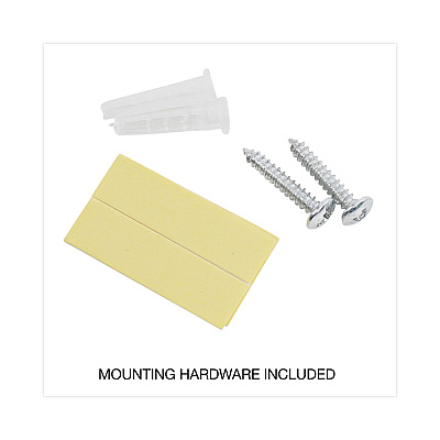 Universal Wall File Pockets, Plastic, Letter Size, 13" x 4.13" x 7", Black (UNV08122)