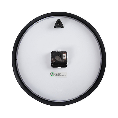 Universal Classic Round Wall Clock, 12.63" Overall Diameter, Black Case, 1 AA (sold separately) (UNV10431)
