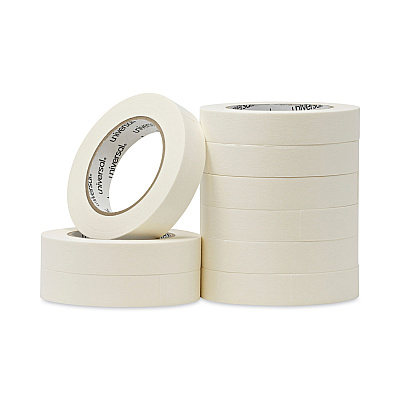 Universal General-Purpose Masking Tape, 3" Core, 24 mm x 54.8 m, Beige, 36/Carton (UNV51301CT)
