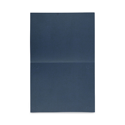 Universal Certificate/Document Cover, 8.5 x 11; 8 x 10; A4, Navy, 6/Pack (UNV76897)