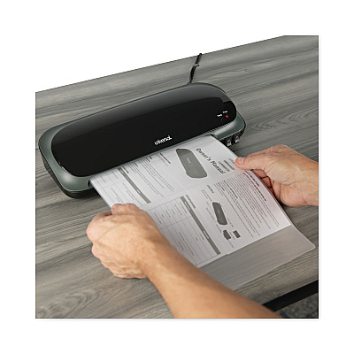 Universal Deluxe Desktop Laminator, Two Rollers, 9" Max Document Width, 5 mil Max Document Thickness (UNV84600)