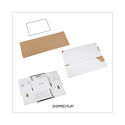 Universal Heavy-Duty Storage Drawers, Legal Files, 17.25" x 25.5" x 11.5", White, 6/Carton (UNV85301)