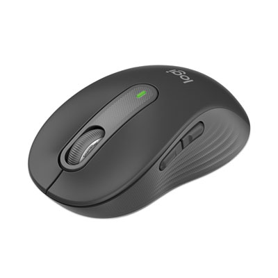 Signature M650 Wireless Mouse, Medium, 2.4 GHz Frequency, 33 ft Wireless Range, Right Hand Use, Graphite (910006250)