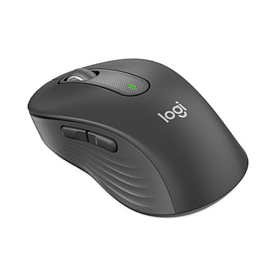 Logitech Signature M650 for Business Wireless Mouse, Medium, 2.4 GHz Frequency, 33 ft Wireless Range, Right Hand Use, Graphite (LOG910006272)