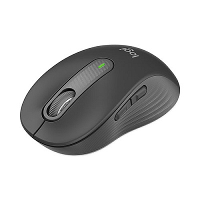 Logitech Signature M650 for Business Wireless Mouse, Medium, 2.4 GHz Frequency, 33 ft Wireless Range, Right Hand Use, Graphite (LOG910006272)