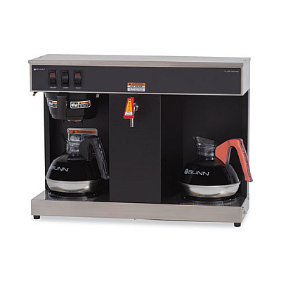BUNN VLPF 12-Cup Automatic Coffee Brewer, Gray/Stainless Steel (BUN074000005)
