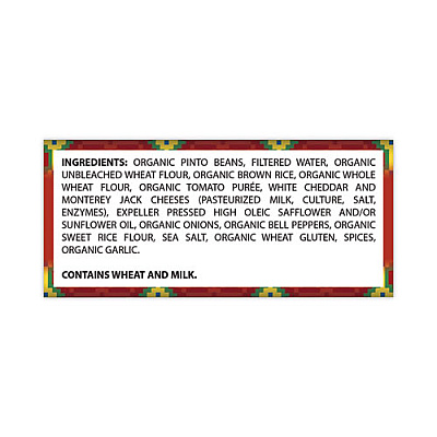 Amy's Cheddar Cheese, Bean and Rice Burrito, 6 oz Pouch, 4/Carton (GRR90300142)
