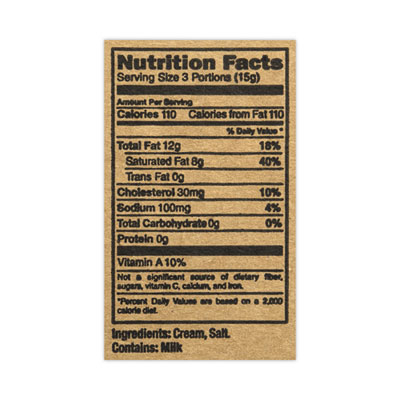 Land O' Lakes Butter Individual Serving Packets, 2.75 lb Box, 225 Packets/Box, Delivered in 1-4 Business Days (GRR90200445)