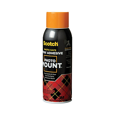 Scotch Photo Mount Spray Adhesive, 10.25 oz, Dries Clear (MMM6094)
