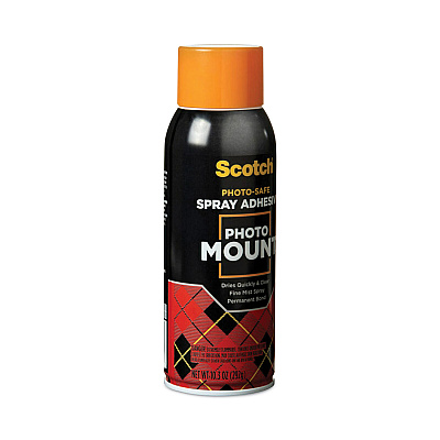 Scotch Photo Mount Spray Adhesive, 10.25 oz, Dries Clear (MMM6094)