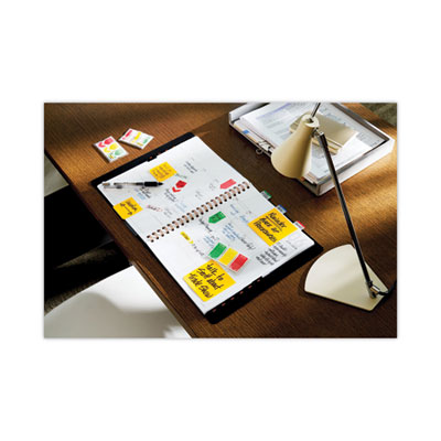 Post-it Arrow 1" Prioritization Page Flags, Red/Yellow/Green, 20 Flags/Dispenser, 3 Dispensers/Pack (MMM682ARRRYG)
