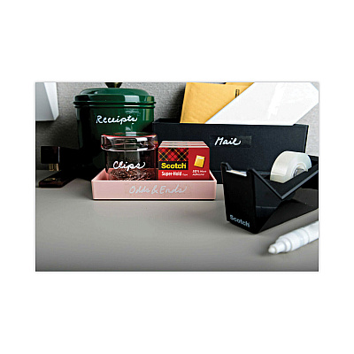 Scotch Super-Hold Tape Refill, 1" Core, 0.75" x 27.77 yds, Transparent, 6/Pack (MMM700K6)