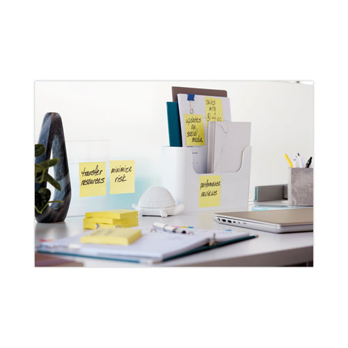 Post-it Notes Super Sticky Pads in Canary Yellow, Value Pack, 3" x 3", 90 Sheets/Pad, 24 Pads/Pack (65424SSCY)