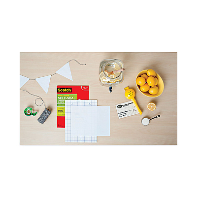 Scotch Self-Sealing Laminating Sheets, 6 mil, 9.06 x 11.63, Gloss Clear, 50/Pack (MMM70005182392)