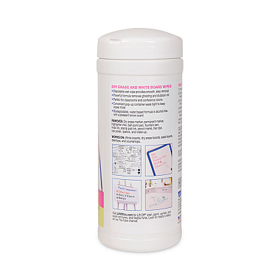 Motsenbocker's Lift-Off Dry Erase Cleaner Wipes, Cloth, 7 x 12, 40/Canister, 6 Canisters/Carton (MOT42703CT)