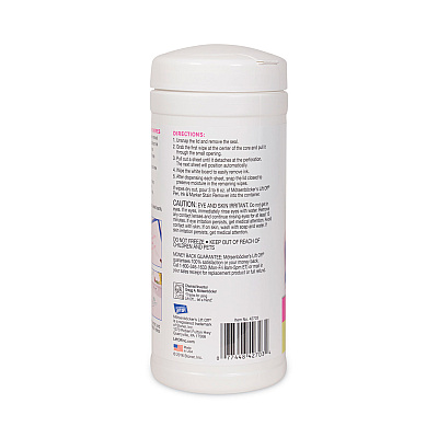Motsenbocker's Lift-Off Dry Erase Cleaner Wipes, Cloth, 7 x 12, 40/Canister, 6 Canisters/Carton (MOT42703CT)