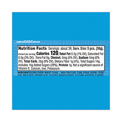 Sour Punch Twists, Variety, 2.59 lb Tub, Approx. 210 Pieces (GRR20916848)